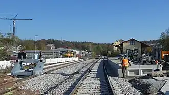 Bahnhof Althengstett, Bauzustand 11/2024