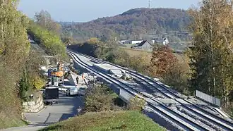 Bahnhof Ostelsheim, Bauzustand 11/2024