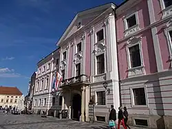 Palast des ehemaligen Komitats Varaždin und heutiger Sitz der Gespanschaft