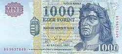 HUF 1000 2002 obverse