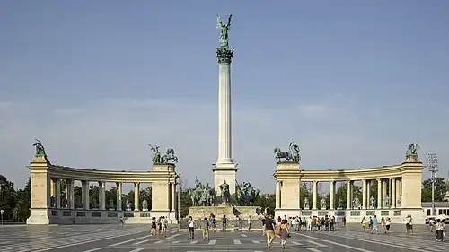 Millenniumsdenkmal in Budapest (1896)