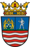 Wappen des Komitats Győr-Moson-Sopron