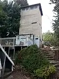 Wachturm von 1937 (Punkt&nbsp;1 der Infotafel)