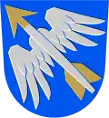 Wappen mit Geflügeltem Pfeil (Haapajärvi)