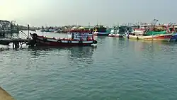 Fluss Rayong mit Hafen, Richtung Nordwest