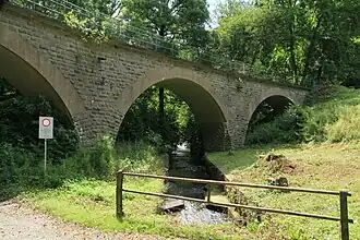 Plessen-Viadukt der ehem. Kleinbahn