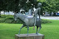 Eselsreiter, 2. Abguss der Plastik, nach 1956, Volkspark in Hagen