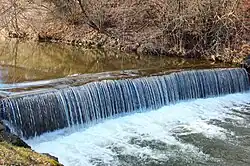 Der Haigerbach kurz vor Haiger