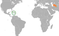 Lage von Haiti und Turkmenistan