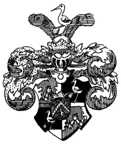 Wappen derer von Halem von 1792 in Siebmachers Wappenbuch