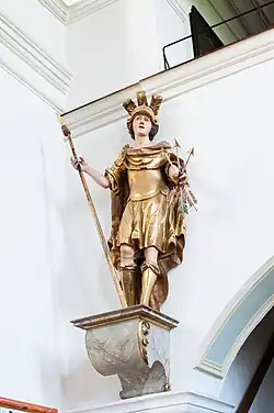 Statue des heiligen Sebastian von Georg Andreas Dietrich