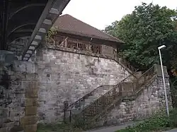 Bahnsteigzugang Richtung Stuttgart (2009)