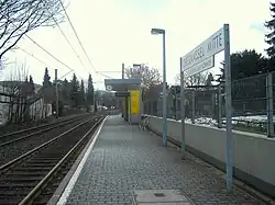 Oberkassel Mitte Richtung Bad Honnef – Flachbahnsteig