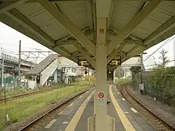 Bahnsteig der Tsurumi-Linie