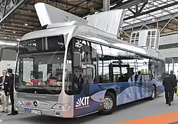 Citaro FuelCELL Hybrid für KIT-Shuttle auf der Hannover Messe 2012