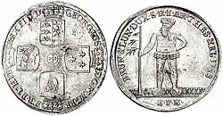 1723 in Zellerfeld geprägter Wildemannstaler