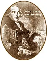 Hans Adam von Studnitz um 1750