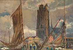 Dordrecht – De grote Kerk 1909