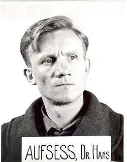 Hans Werner Freiherr von Aufseß als Zeuge bei den Nürnberger Prozessen