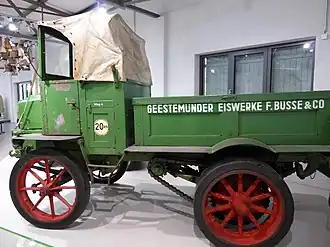 Hansa-Lloyd Elektroschlepper Typ DL&nbsp;5, Bj.&nbsp;1935 im Deutschen Technikmuseum in Berlin (2015)