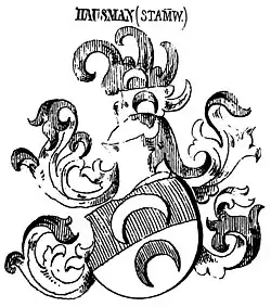 Stammwappen der Hausmann in Siebmachers Wappenbüchern