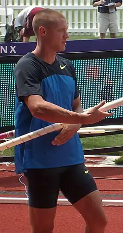 Trey Hardee trat zur siebten Übung, dem Stabhochsprung, nicht mehr&nbsp;an