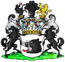 Gräfliches Wappen aus dem schlesischen Wappenbuch