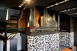 Harder-Völkmann-Orgel im Stockwerk Orgelprospekt Architektur