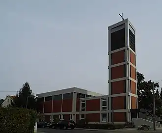 Frankfurt am Main-Harheim, Friedenskirche, 1965