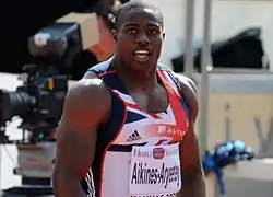 Harry Aikines-Aryeetey Rang drei in 10,23&nbsp;s