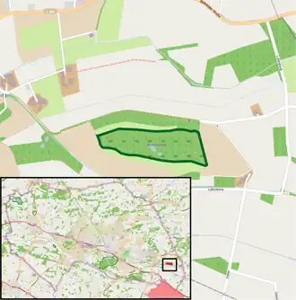 Übersichtskarte des Naturschutzgebiets