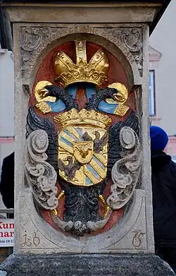 Wappen an der Mariensäule zu Hartberg