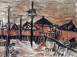 Umgebung des Bahnhof Nippori, 1931