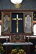 Altar mit zwei Flügeln aus dem 15. Jahrhundert