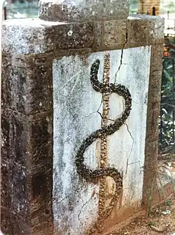 Der Grabstein von Emil Hassler in San Bernardino