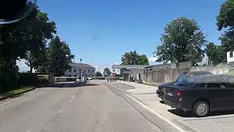 Haupteingang der Kaserne