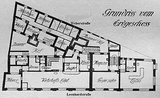 Grundriss Erdgeschoss.
