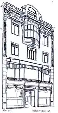 Schadowstraße 47, Seitenansicht