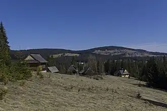 Blick von der Hawryłówka