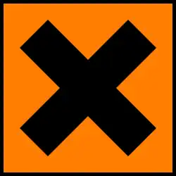 Ehemaliges Gefahrensymbol Xn – Gesundheitsschädlich
