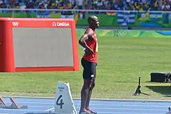 Sibusiso Matsenjwa Rang fünf in 20,67&nbsp;s