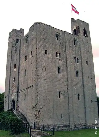 Der normannische Keep von Hedingham Castle