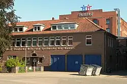 Gebäudeaufschrift „Nord-West Deutsche Hefe- und Spritwerke AG Hameln“