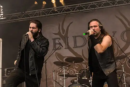 Lars Vogel und Jacco de Wijs beim Metal Frenzy Festival 2017