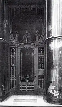 Eingangsbereich des Warenhauses Barasch um 1910