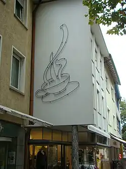 Tasse Kaffee ehem. Kaffeerösterei in der Kirchbrunnenstraße 11