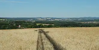 Blick vom Heiligenberg in das Werratal