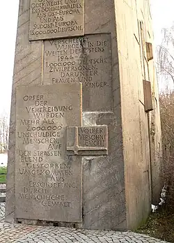 Stele der Vertriebenen und Verschleppten (2014)