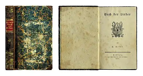 Erstausgabe der Gedichtsammlung