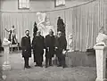 Heinrich Kautsch, Albert Bartholomé, Fritz Roeber, Auguste Rodin auf der Internationalen Kunst-Ausstellung Düsseldorf, 1904